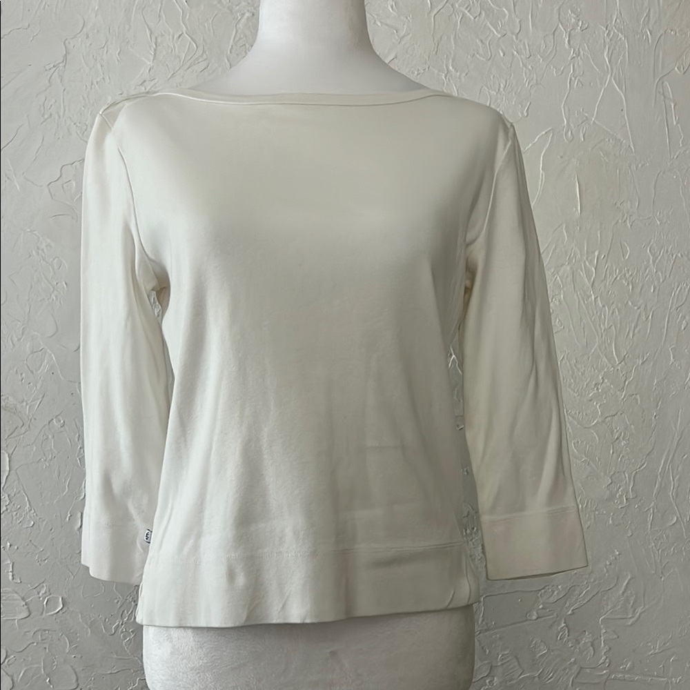 Lauren Ralph Lauren Women's Cream 3/4 Sleeve - Size Medium